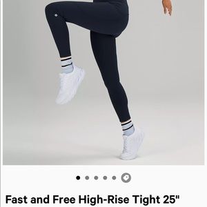 Lululemon Fast & Free High Rise Tight 25”
